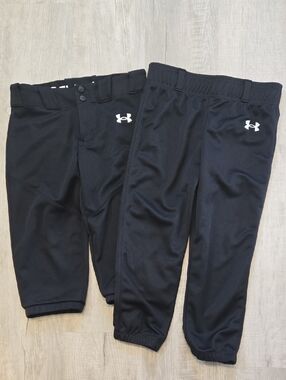 Under Armour Kids Black Baseball Pants